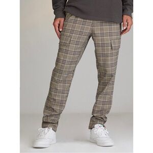 PacSun Slim Fit Plaid Cargo Pants Size Medium